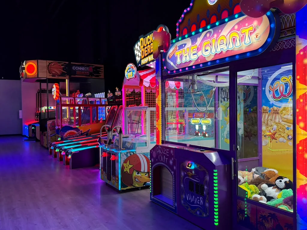 The Rush Funplex Logan arcade floor