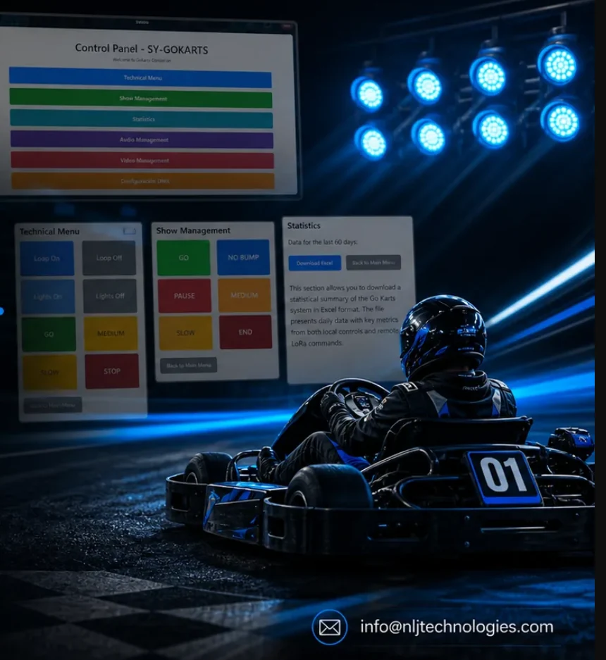GoKart ShowMaster commercial race automation platform